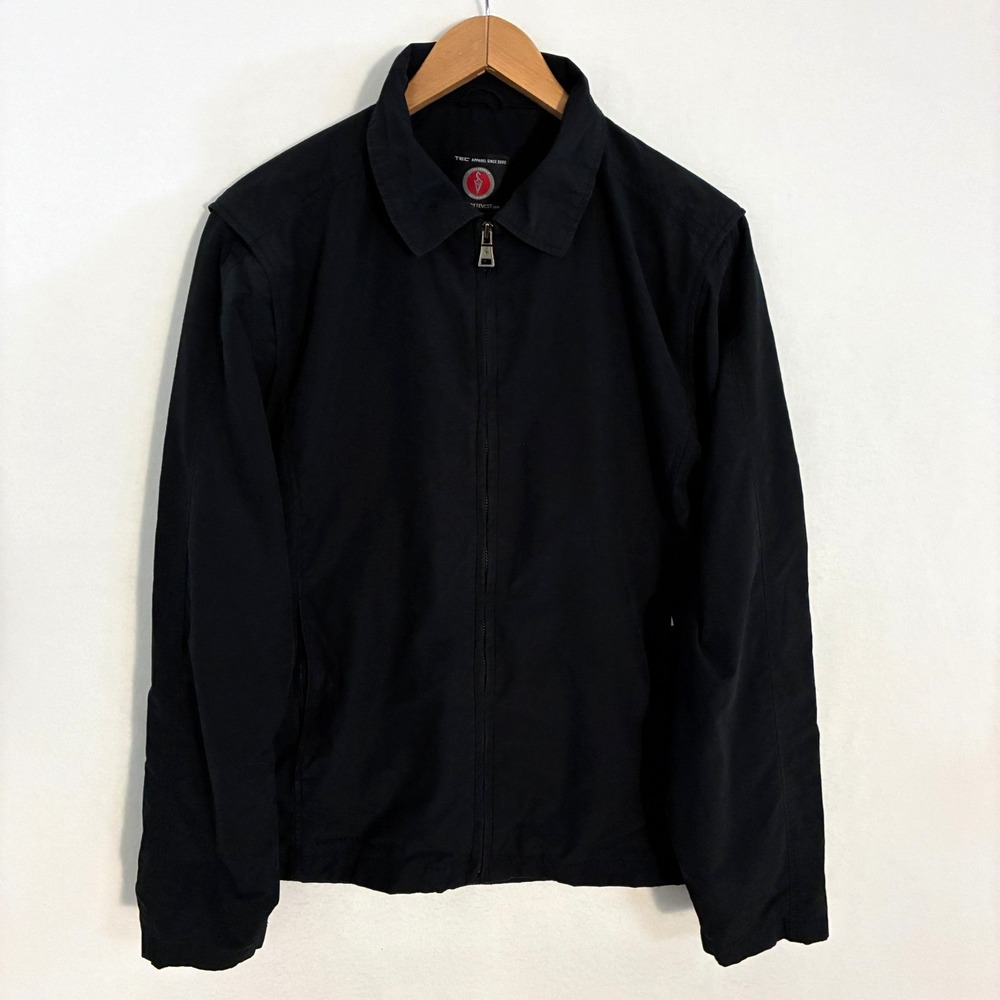 SCOTTeVEST TEC Jacket Mens M Lightweight Full Zip Travel Sporty Activewear READ